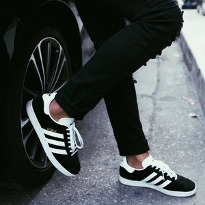 adidas Black and White Sneakers